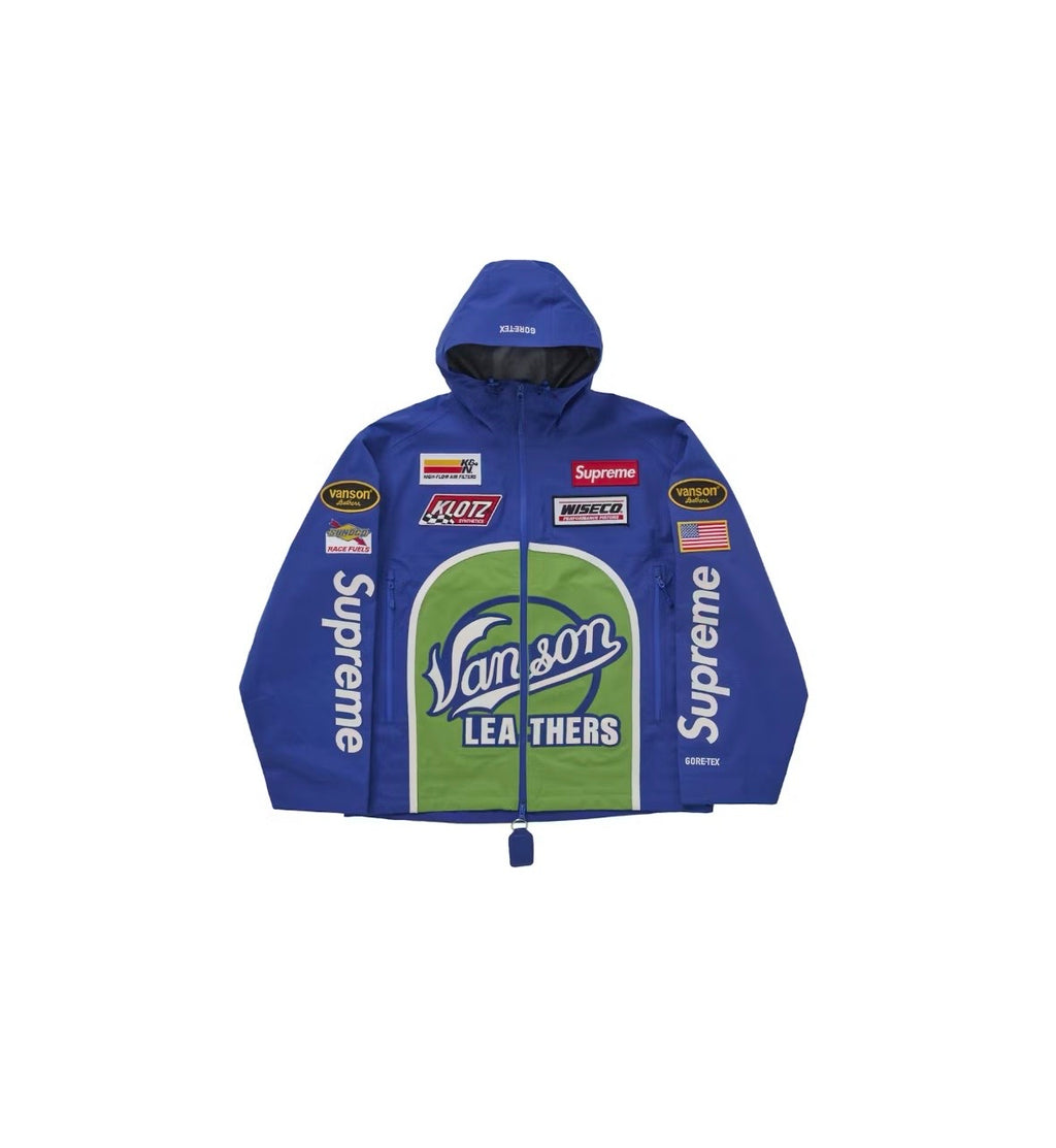 SUPREME VANSON LEATHERS GORE-TEX SHELL JACKET