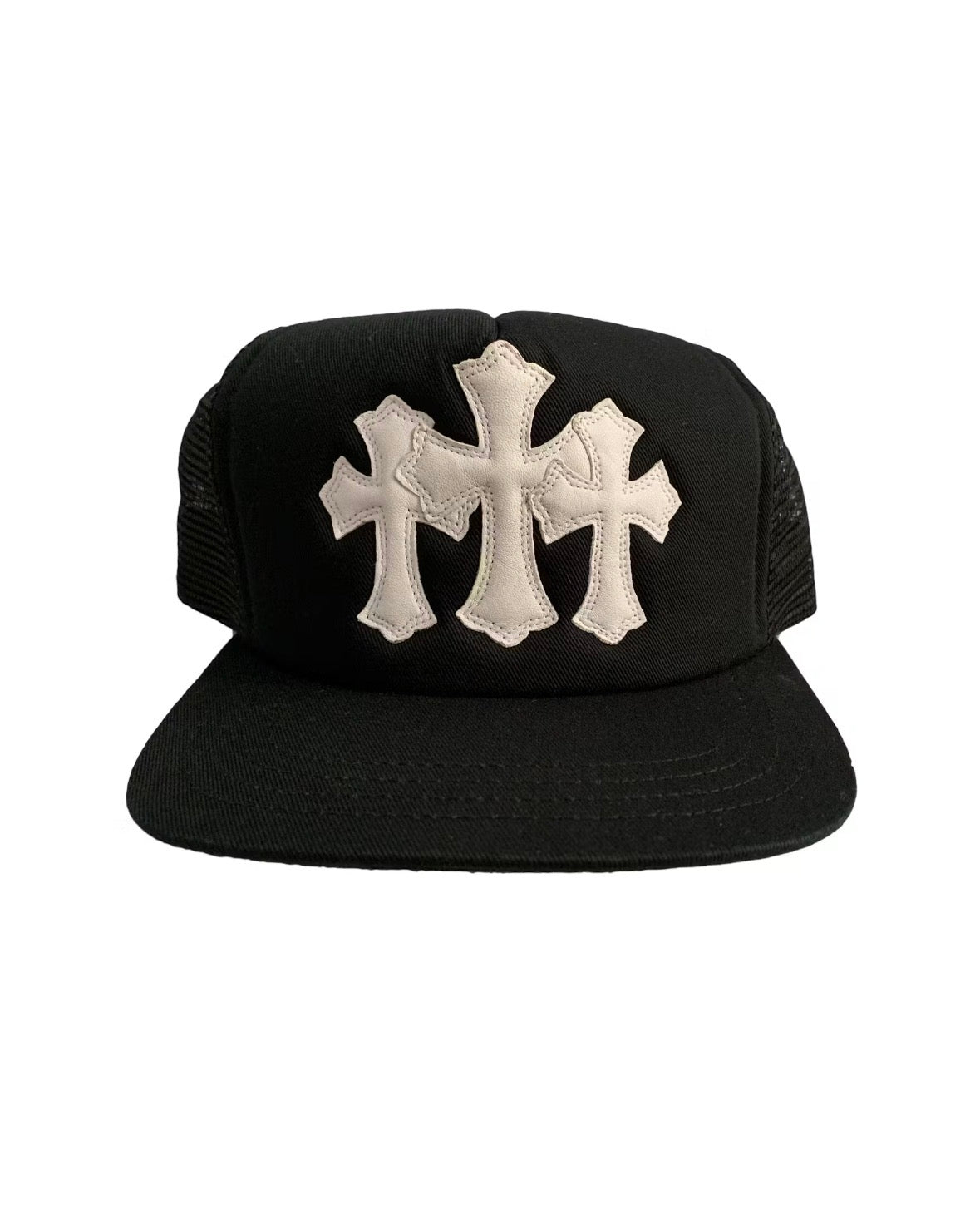 CHROME HEARTS CEMETERY TRUCKER HAT BLACK