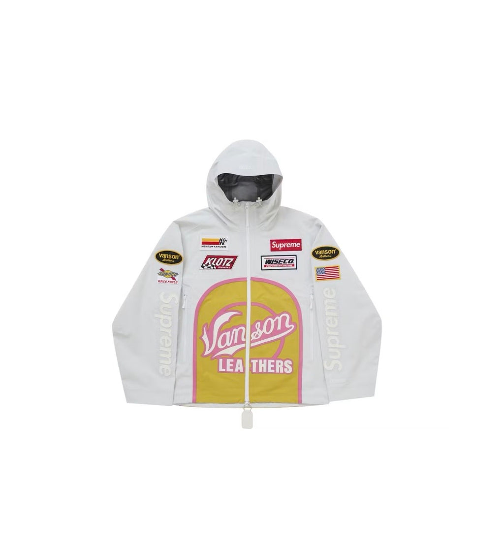 SUPREME VANSON LEATHERS GORE-TEX SHELL JACKET