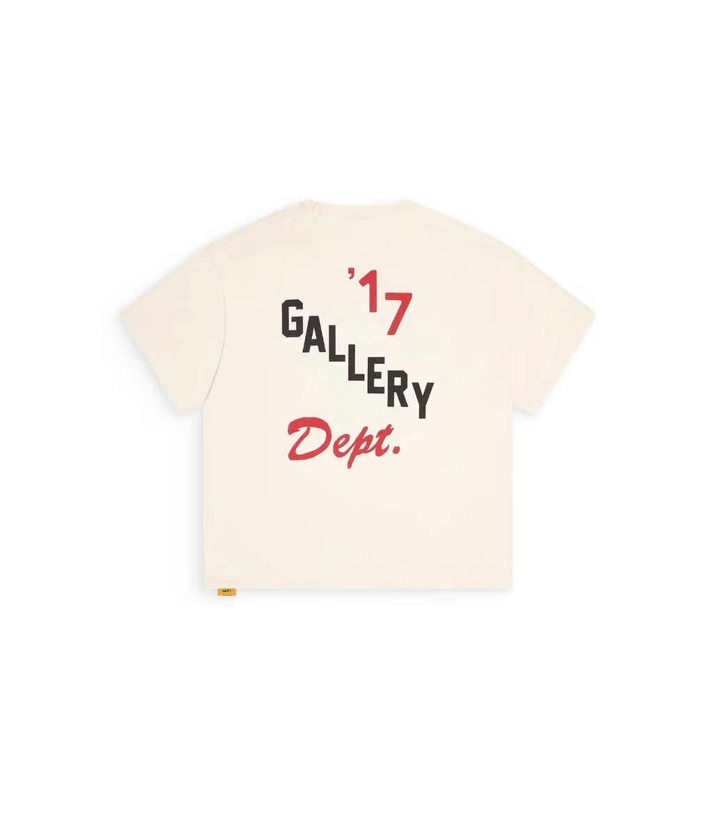 GALLERY DEPT BOXING MERCH T SHIRT CREAM