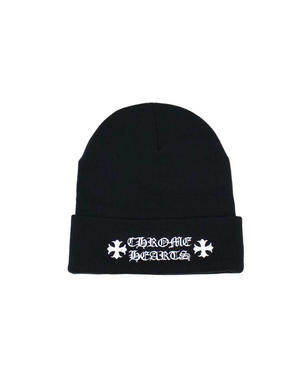 CHROME HEARTS LOGO BEANIE BLACK