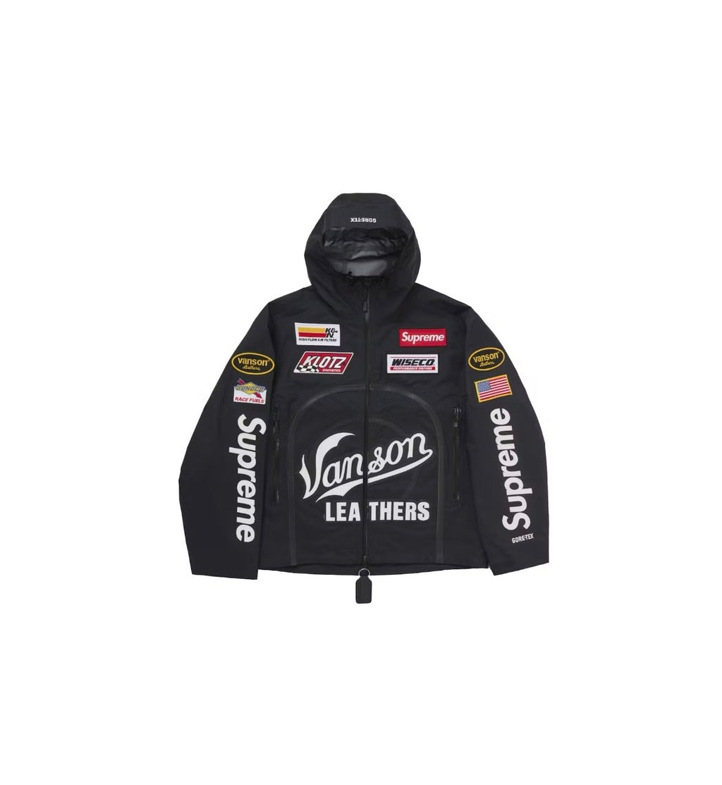 SUPREME VANSON LEATHERS GORE-TEX SHELL JACKET