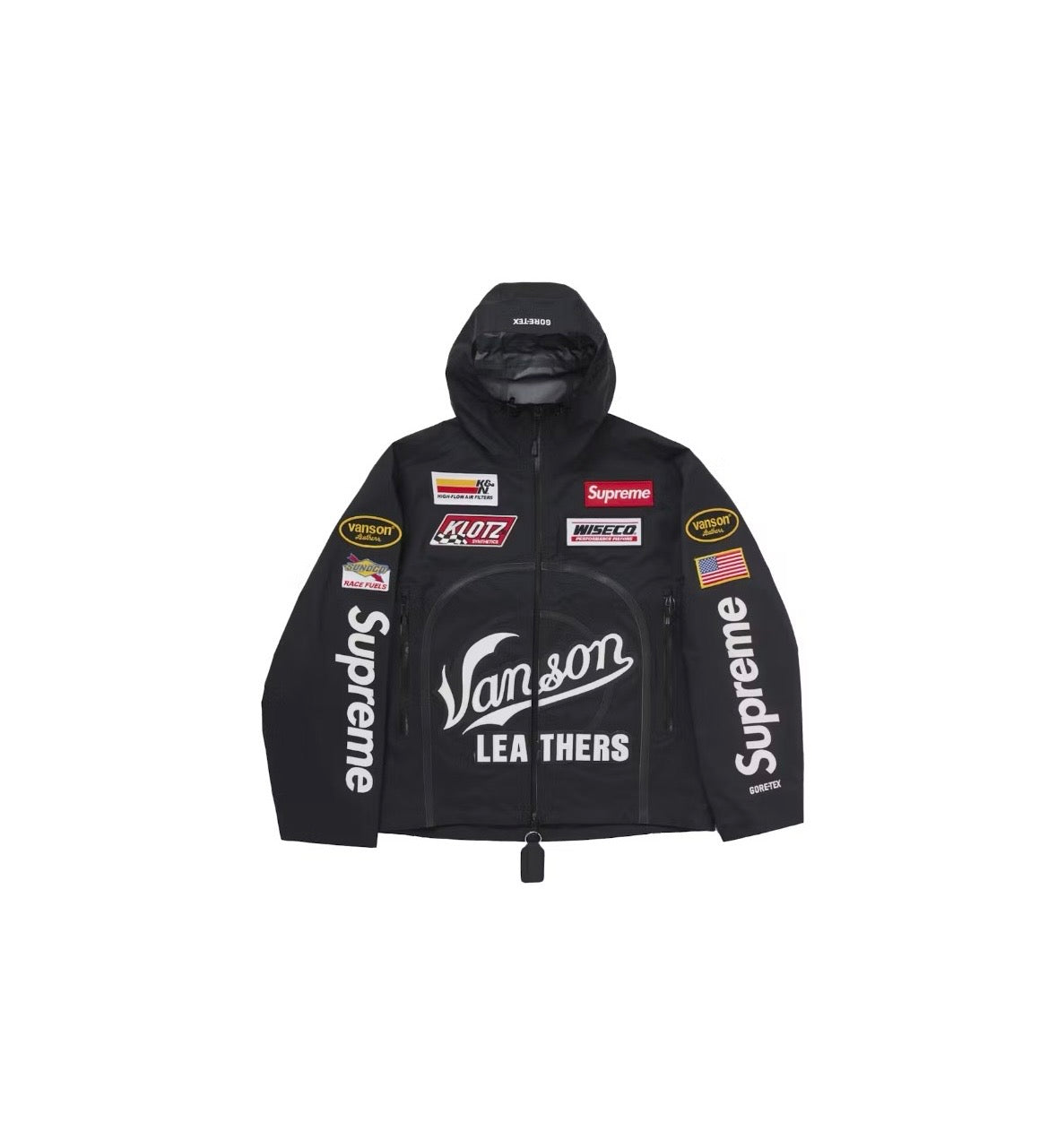 SUPREME VANSON LEATHERS GORE-TEX SHELL JACKET