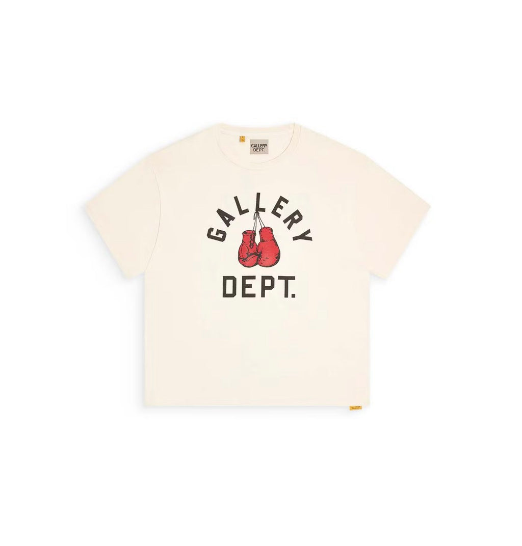 GALLERY DEPT BOXING MERCH T SHIRT CREAM