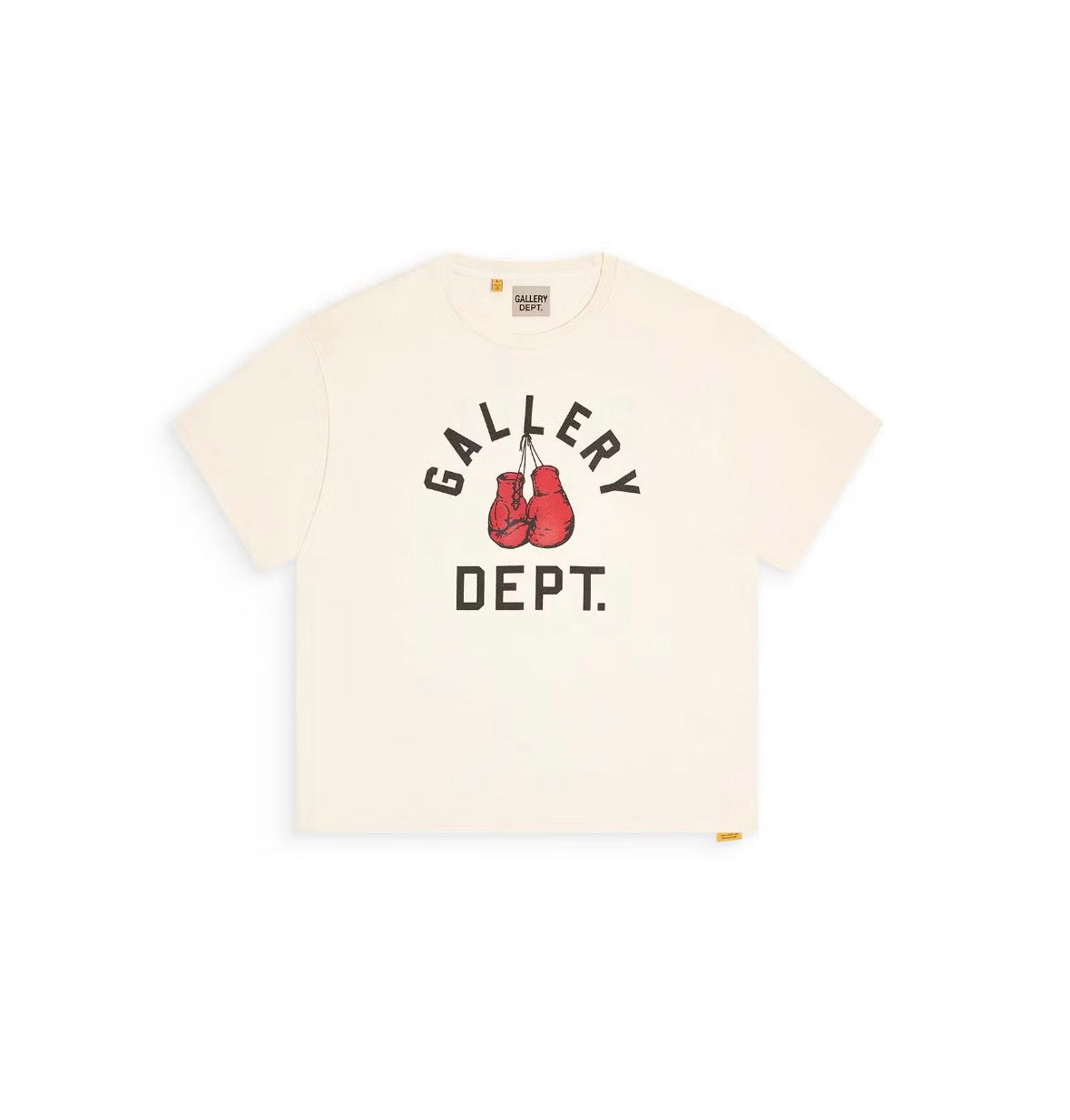GALLERY DEPT BOXING MERCH T SHIRT CREAM